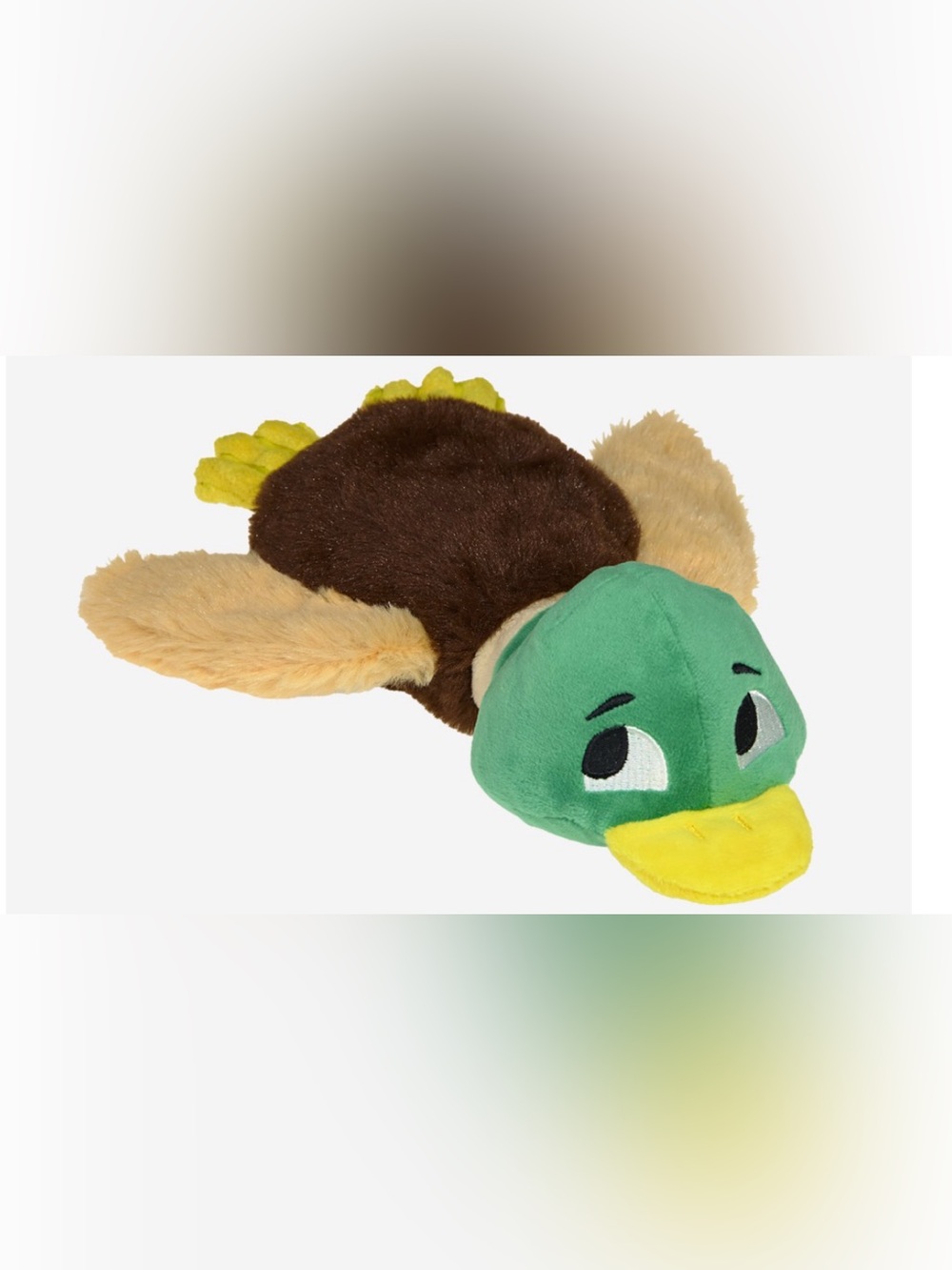 Barkbox dog toy L Duck NEW thrash, whip, squeak & crinkle